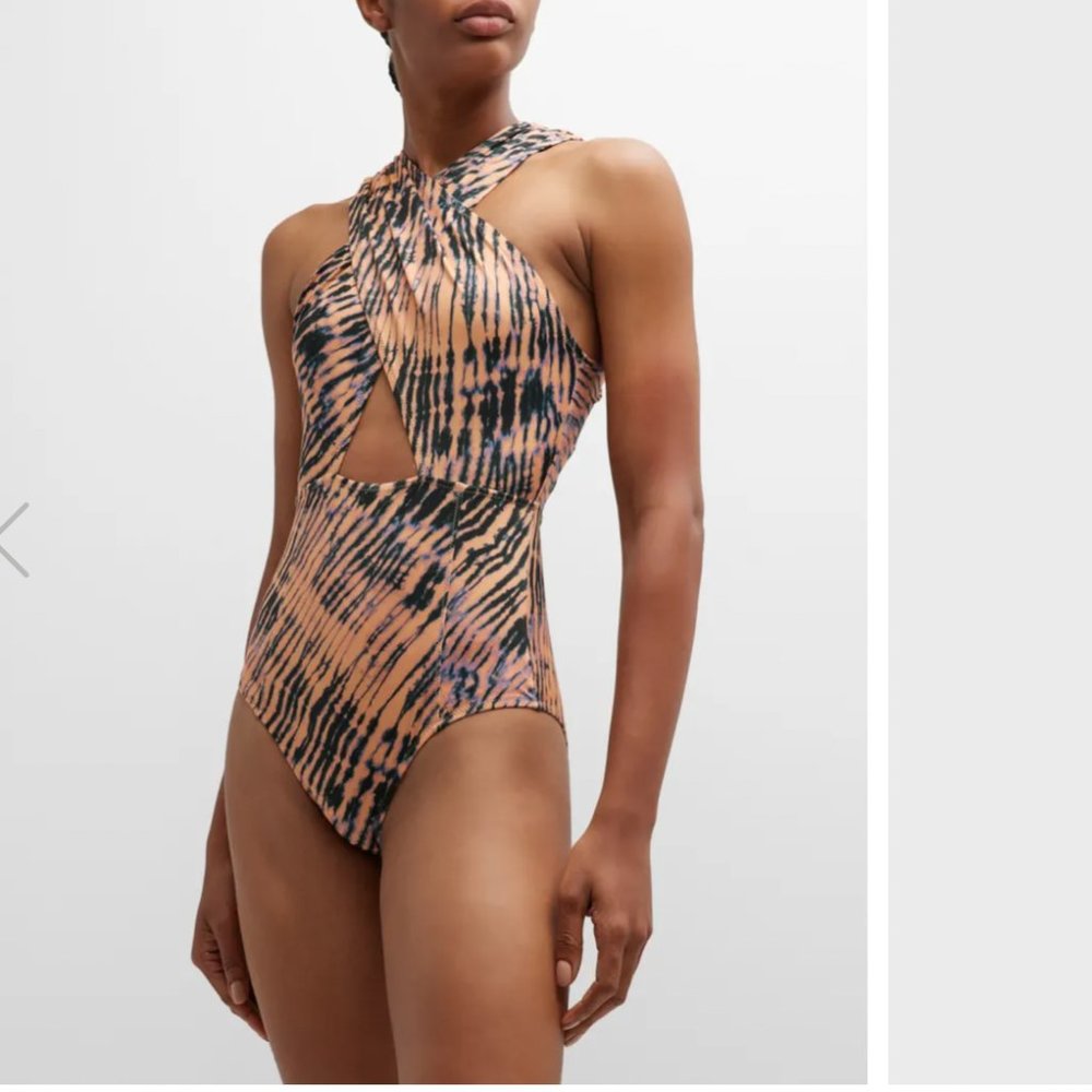 Ulla Johnson Keiran Cutout One-Piece Swimsuit- Size XL